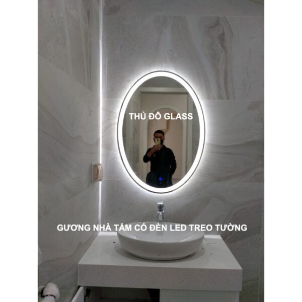 Gương có đèn led treo tường nhà tắm quận Hà Đông Hà Nội